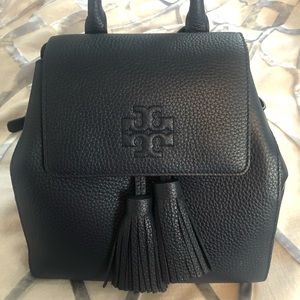 TORY BURCH THEA MINI BACKPACK NAVY NEW WITHOUT TAG